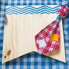 Tábua De Corte Cozinha Carne Enfeite Com Bandeirinhas Grande