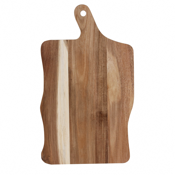 Tábua De Corte De Acácia Rústica 43Cm Oikos