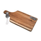 Tábua De Corte Em Madeira Acacia Com Espátula Bon Gourmet Aba