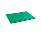 Tabua De Corte Em Polietileno - Verde - Canaleta - 50 X 30