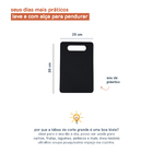 Tábua De Corte Grande - 35x25x0,2 Preto U