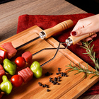 Tábua De Corte Legumes Carne Cozinha Churrasco 45x30cm