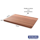 Tábua De Corte Madeira Antibacteriana 60x40x3cm Domama