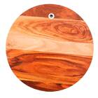 Tábua De Corte Madeira De Acácia Redonda Gourmet James F.  90
