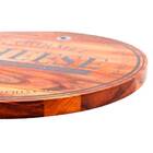 Tábua De Corte Madeira De Acácia Redonda Gourmet James F.  90