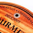 Tábua De Corte Madeira De Acácia Redonda Gourmet James F.  90