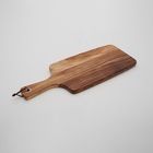 Tábua de corte para carne e alimentos de madeira 19cm Fackelm