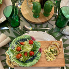 Tábua De Corte Retangular Em Madeira 27x15cm Prancha Para Coz