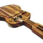 Tábua De Corte Tradicional Para Churrasco Madeira Teca Viola