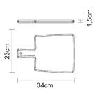 Tabua De Cozinha Com Cabo 340x230