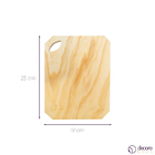 Tábua De Frios Gourmet Retangular Para Mesa Posta - 19x25 Cm