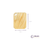 Tábua De Frios Gourmet Retangular Para Mesa Posta - 22x30 Cm