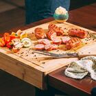 Tabua De Madeira Bela Home Para Bancada Bambu 45x38x8cm