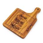 Tábua De Madeira Burguer Time 30 Cm Tecawood