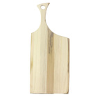 Tabua De Madeira Crua - Formato Retangular C/ Cabo E Petisque