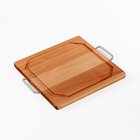 Tábua De Madeira Eucalipto Quadrada Com Cabo De Alumínio - St