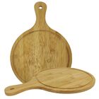 Tabua De Madeira Para Pizza Frios E Cortes Redonda