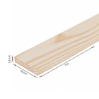 Tábua de Madeira Pinus Natural 10x1,9x100cm Madeiras Lega