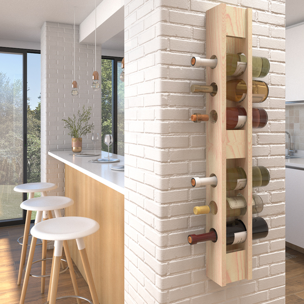 Tábua de Madeira Pinus Natural 10x1,9x100cm Madeiras Lega