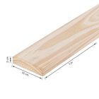Tábua de Madeira Pinus Aplainada Natural 10x2x100cm Massol