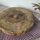 Tábua De Madeira Rústica Bolacha Para Frios Petiscos Aperitiv