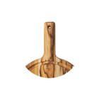 Tábua De Madeira Teca Redonda Com Cabo - Stolf