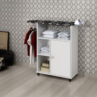 Tábua de Passar 1 Porta  Dona Benta Valdemóveis Branco Brilho