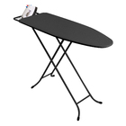 Tábua de Passar Aço Preto 91x41x129cm Bella Utimil