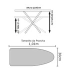 Tabua de Passar Bella Pequena