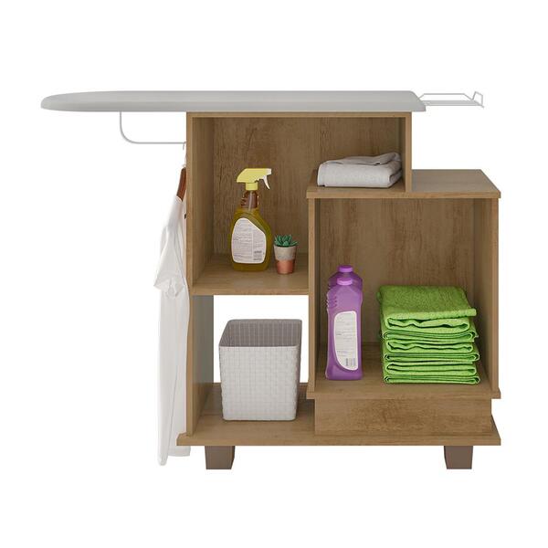 Tábua De Passar Com 1 Porta Yokohama Cinamomo Grafite