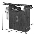 Tabua De Passar Com Armario 2 Portas Amelia  Branco