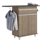 Tábua De Passar Com Balcão 02 Portas Alice Castanho 119 Cm L0