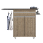 Tábua De Passar Com Balcão 02 Portas Alice Castanho 119 Cm L0