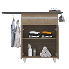 Tábua De Passar Com Balcão 02 Portas Alice Castanho 119 Cm L0