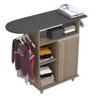 Tábua De Passar Com Balcão 1 Porta Giovana Castanho - Lumil