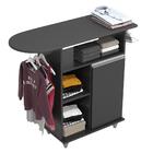 Tábua De Passar Com Balcão 1 Porta Giovana Preto - Lumil