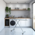 Tábua de Passar com Forro Branco e Cinza Regulagem Automática Aço Taurus