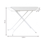 Tábua de Passar com Forro Cinza 4 Níveis Aço Spaceo