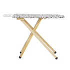 Tábua de Passar com Forro Florido 2 Níveis Madeira Arabesco Tramontina