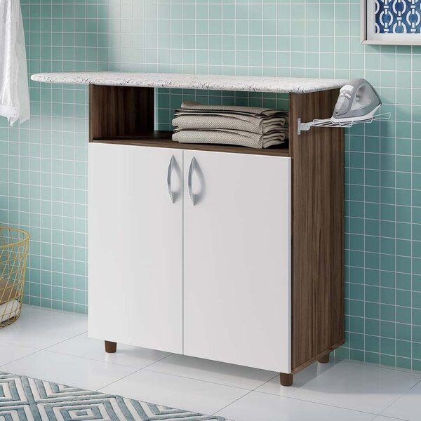 Tábua De Passar Com Organizador Multiuso Criativa  Nogal Tren