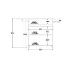 Tábua De Passar Ditália 2 Portas Mp-340 Branco/preto