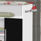 Tabua De Passar Junior Com Cabideiro E Porta Ferro–br/preto