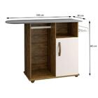 Tábua De Passar Macapá 1 Porta Arte Móveis Ipê Off White