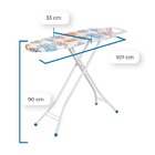 Tábua De Passar Roupa 1001 Com Suporte Para Ferro Reforçada E