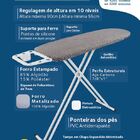 Tábua De Passar Roupa 1001 Mix Plus Em Aço Robusta E Resisten