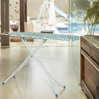 Tábua De Passar Roupa 1001 Top Plus Em Aço Robusta Com Suport