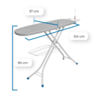 Tábua De Passar Roupa 2001 Top Plus Em Aço Extra Forte Resist