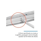 Tábua De Passar Roupa 2001 Top Plus Em Aço Extra Forte Resist