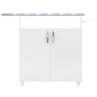 Tábua De Passar Roupa 2 Portas Criativa Branco New - Notavel