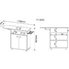 Tabua De Passar Roupa 2 Portas Tp3000 Tecno Mobili